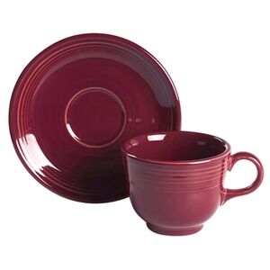 Fiesta Cinnabar Cup And Saucer